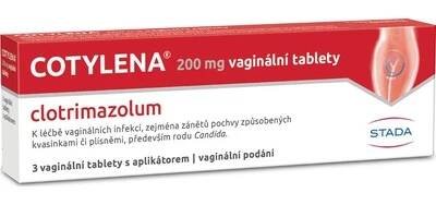 COTYLENA VAG 200MG VAG TBL NOB 3