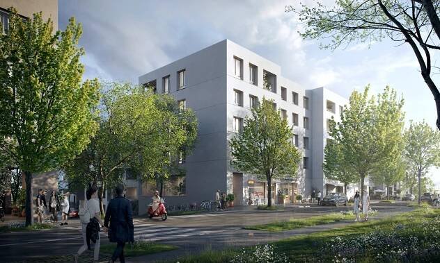 Modřanský cukrovar přináší designové modrozelené rezidence