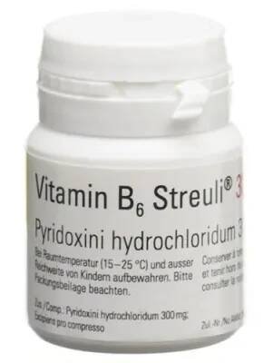 Vitamin B6 Streuli tablets 300 mg can 100 ks