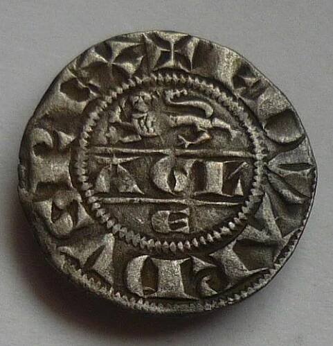 Akvitánie - Eduard I. Dlouhán(1272-1306) - Ag.denár*