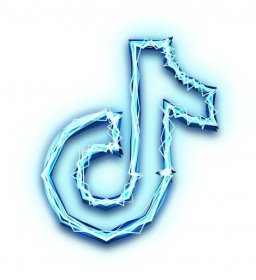 Tik Tok logo icono con ligero efecto 21495947 PNG