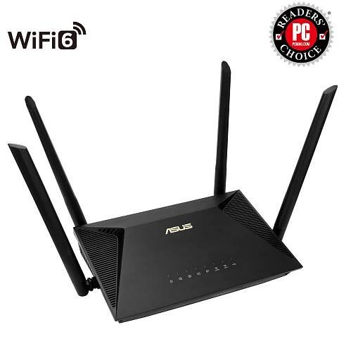 WiFi router Asus RT-AX53U WiFi 6, 3x GLAN, 1x GWAN, USB