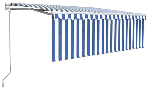Automaticky rolovací markýza se závěsem, 4 x 3 m