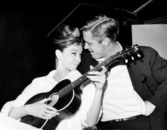 Audrey Hepburn, George Peppard - Snídaně u Tiffanyho - Z natáčení