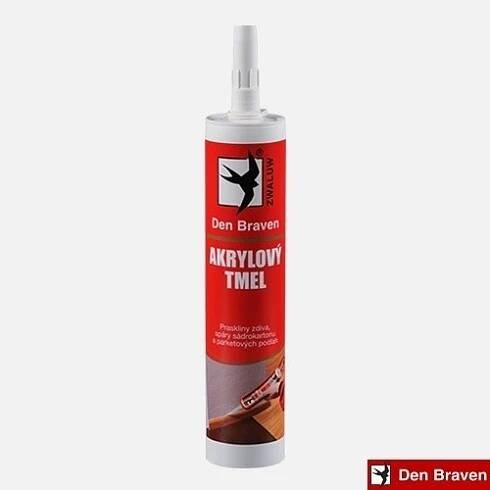 Den Braven akrylový tmel 310g hnědý