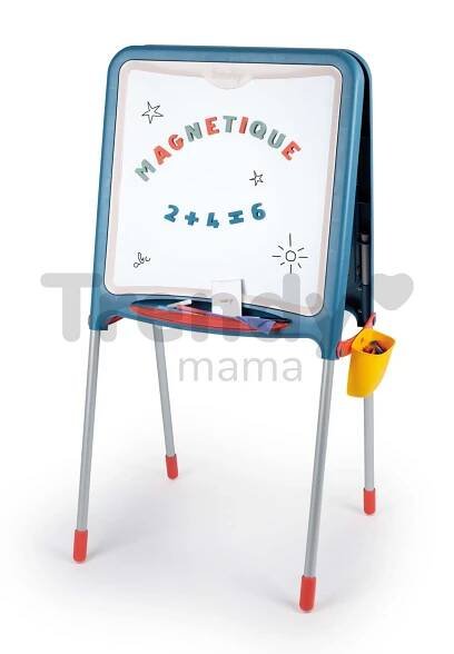 Školní tabule s kovovou konstrukcí s 80 doplňky Metal Board Smoby