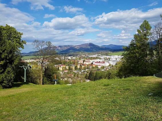 Frenštát pod Radhoštěm od skokanského můstku