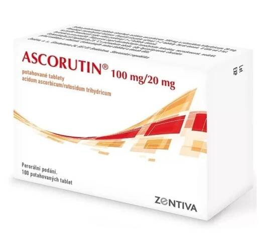 Ascorutin 100mg/20mg 100 tablet - Fairnature.cz