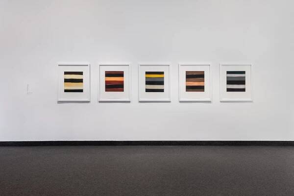 Sean Scully, UNINSIDEOUT, installation view, The Museum of Fine Arts &ndash; Hungarian National Gallery, Budapest, Hungary, 17 May &ndash; 1 September 2024&nbsp;&copy; Museum of Fine Arts, Budapest