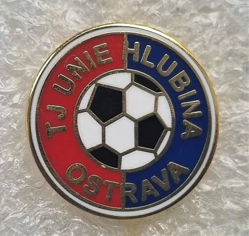TJ UNIE HLUBINA OSTRAVA, fotbal, ČESKO - Odznaky, nášivky a medaile