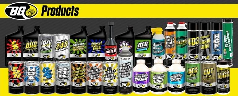 Produkty BG care aditiva a dekarbonizace automobilu Everest Technology