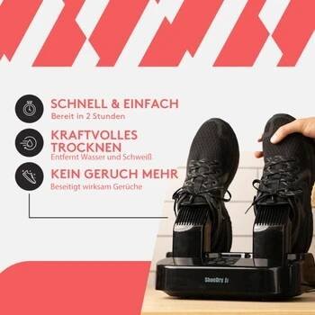 Vysoušeč bot ShoeDry 8719689946081 černý