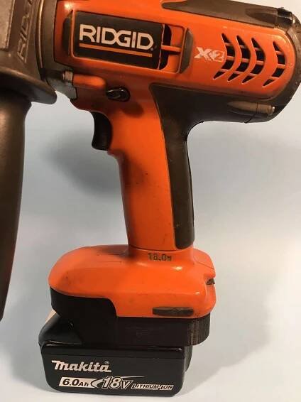 Átalakító adapter Makita LXT akkumulátorokhoz - AEG - Ridgid