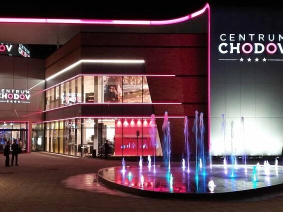 Fontána Centrum Chodov Praha - Vodní technologie KTS-AME, s.r.o.