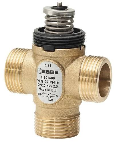 ESBE VLG 132 3-cestný ventil pro fancoily DN 20 3/4" 4 kvs 21501700