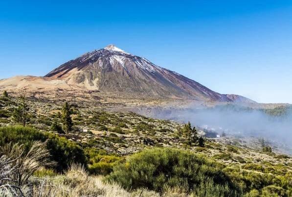 Pico de Teide je nejvyšší horou celého Španělska.