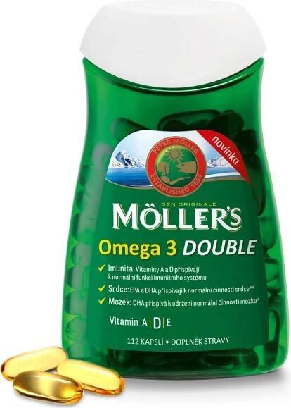 Mollers Omega 3 Double 112 kapslí