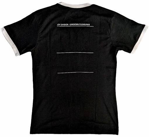 Joy Division tričko, Unknown Pleasures ECO Ringer BP Black, pánské, velikost XL