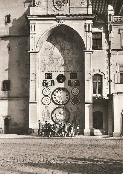OLOMOUC - orloj - Pohlednice místopis
