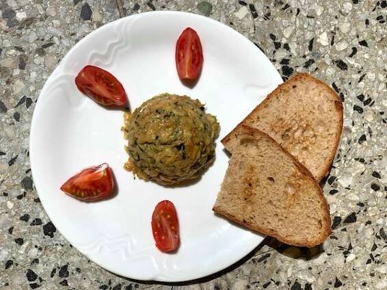 Recept na zdravý cuketový "tatarák"