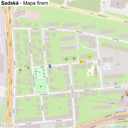 Sadská - mapy | Kurzy.cz