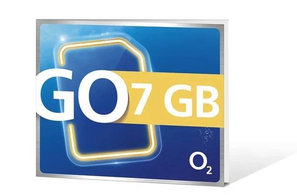 O2 GO SIM karta – 7 GB dat, kredit 50 Kč, bez smlouvy