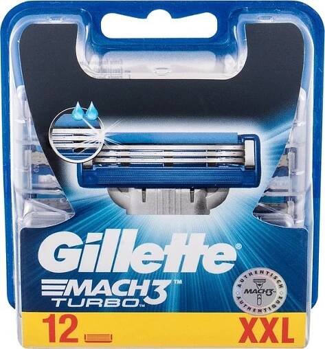 Gillette Mach3 Turbo náhradní břit 12 ks od 440 Kč