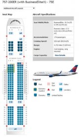 delta 757-200er seating chart