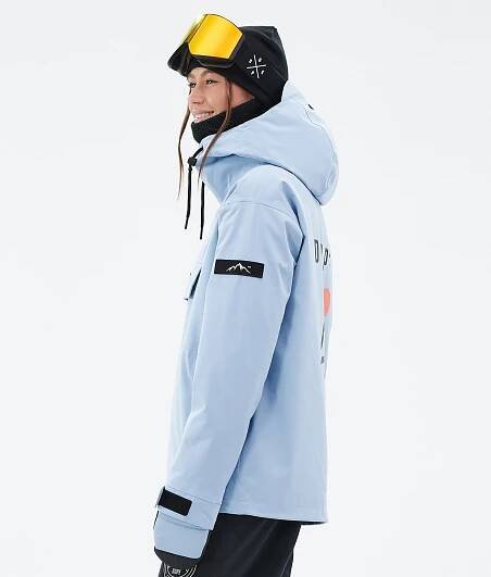 Blizzard W Bunda na Snowboard Dámské Corduroy Light Blue, Obrázek 5 z 8