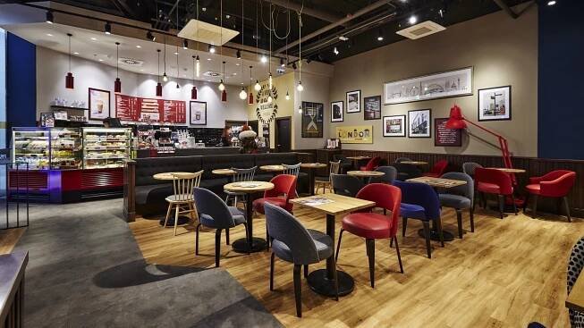 Costa Coffee, OC Westfield, Praha - Chodov - FESCHU lighting & design
