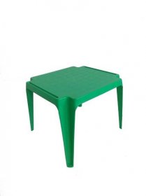 Dětský plastový stolek, zelený