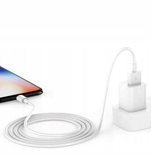 Kabel Pro iPhone 6 6S 7 8 + X XS 11 12 13 14 Pro Apple, Lightning, Nabíjení Barva bílá