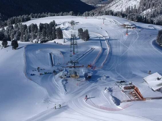 Sledge trail Pampeago - Fiemme