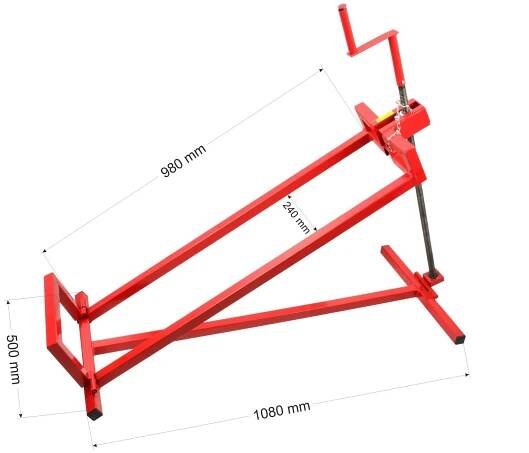 Zvedák pro čtyřkolky, pojezdové sekačky a malotraktory, 400kg G02183
