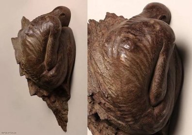 Bronze sculpture, patina, sculpture, statue, Figurative sculpture, knot, Soheyl Bastami