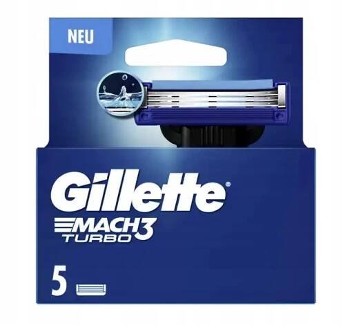 ČEPELE PRO STROJEK GILLETTE MACH3 TURBO 5 KS