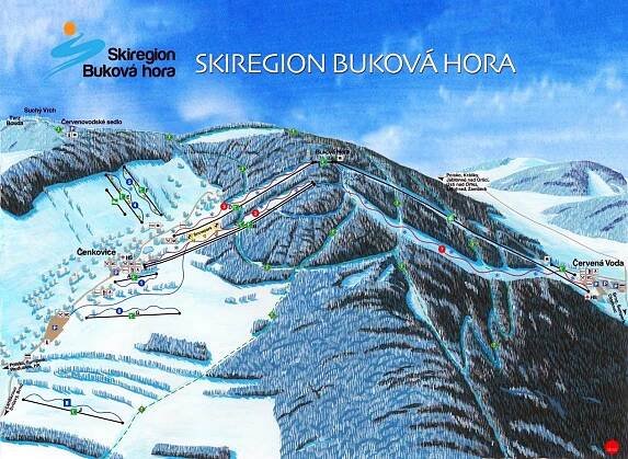 Ubytování chata Ski areál Čenkovice Orlické hory