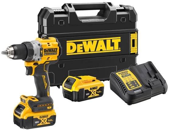 DeWalt DCD805P2T aku vŕtačka 18V, 2x5,0Ah aku