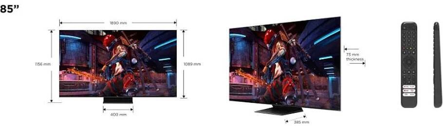 TCL 85C745 QLED | ExaSoft.cz