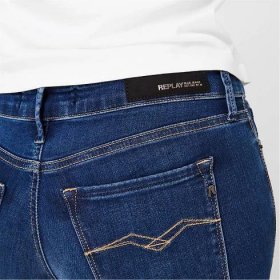 Med Blue 009 - Replay - Luzien Power Stretch Skinny Jeans