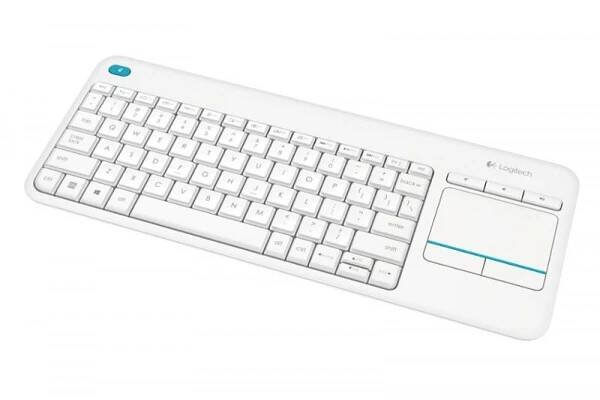 Bezdrátová klávesnice s touchpadem Logitech K400 Plus - bílá - LGshop.cz