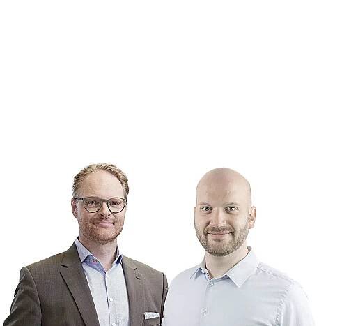 Geschäftsführer Dr._Ing. Markus Weber und Ludwig Weber