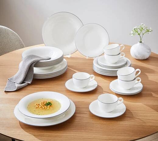 SADA NA KÁVU porcelán (fine china) keramika  - šedá/bílá, Konvenční, keramika - Villeroy & Boch
