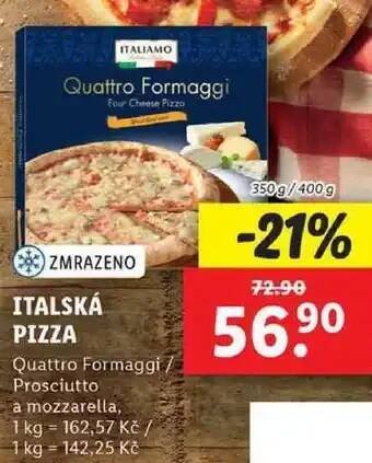 Lidl ITALSKÁ PIZZA, 350 g/400 g nabídka