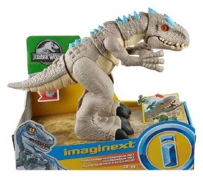 Fisher Price Imaginext ZUŘIVÝ INDOMINUS REX, Mattel GMR16