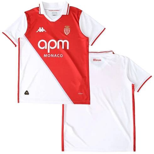 AS Monaco 2025/26 domácí fotbalový dres pro muže – krátký rukáv
