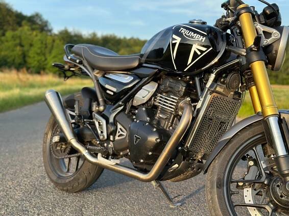 Triumph Speed/Scrambler 400 - Retro Riot Exhaust System