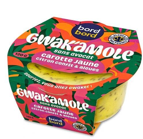 GWAK\'AMOLE ! Carotte jaune au citron confit, amande & algue 120g
