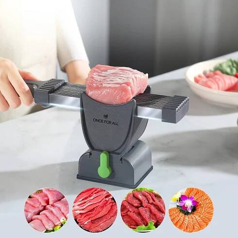 ONCE for All Meat Slicer and Cleaver Kitchen Knife Set for Meat Slicin - Beamish