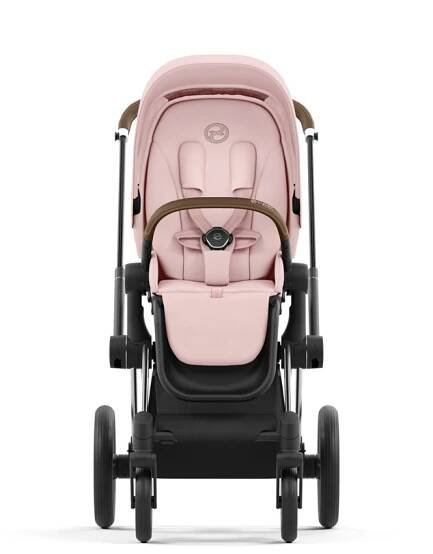 CYBEX Kočárek kombinovaný Priam 4.0 Chrome Black Peach Pink Platinum | feedo.cz